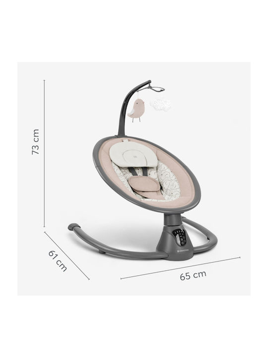 Kikka Boo Electric Baby Relax Swing Twiddle with Music Green for Child up to 9kg
