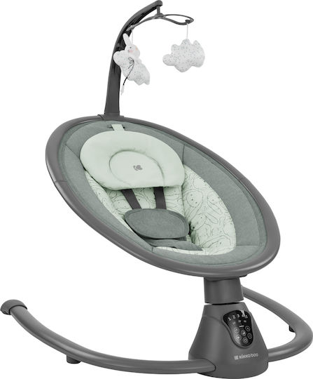 Kikka Boo Electric Baby Relax Swing Twiddle with Music Green for Child up to 9kg
