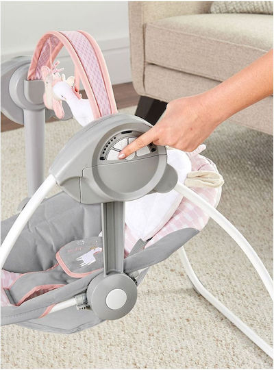 Ingenuity Handbuch Baby Relax Schaukel Comfort 2 Go Rosa für Kind bis 9kg