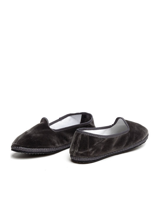 Damen Mokassins in Gray Farbe