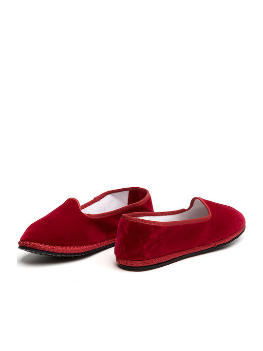 Damen Mokassins in Rot Farbe