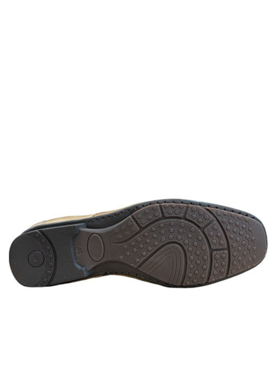 Mocasini barbati in Bej Culori