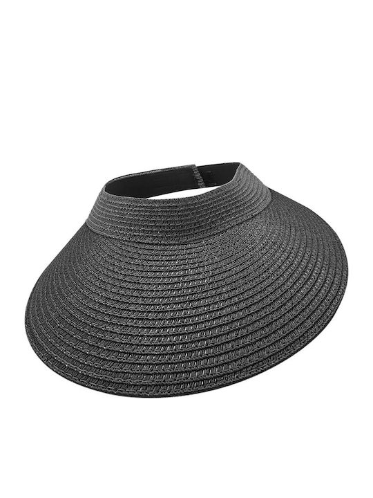Summertiempo Wicker Women's Visor Hat Gray