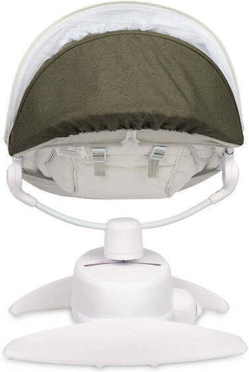 Caretero Elektrisch Baby Relax Schaukel Opti Dark Green für Kind bis 9kg