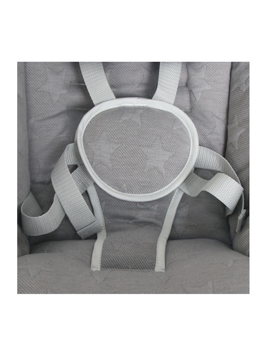 Lorelli Electric Baby Relax Swing Portofino with Music Frosty Green Stars for Child up to 9kg
