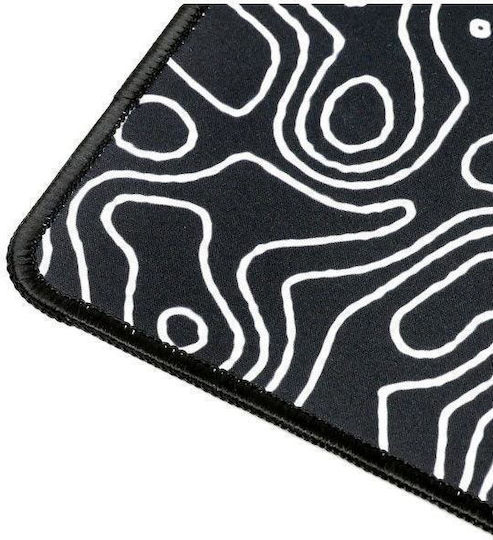 Floston Topografisches Mauspad Schwarz