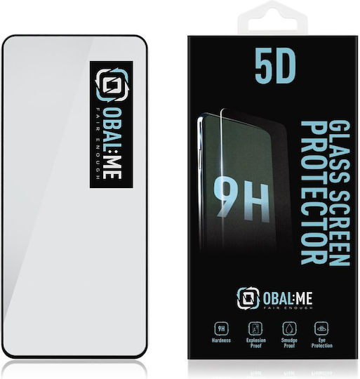 Obal:Me 5D Tempered Glass Black (Redmi Note 13 4G)
