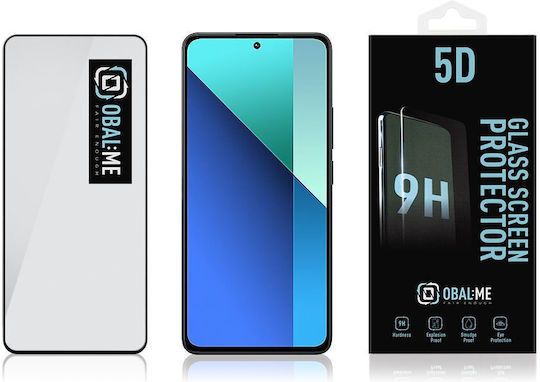 Obal:Me 5D Tempered Glass Black (Redmi Note 13 4G)