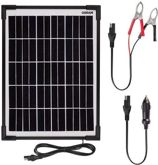 Osram BATTERYcharge Solar Solar-Batterieladegerät & -Wartungsgerät für Auto 12V 10 Watt