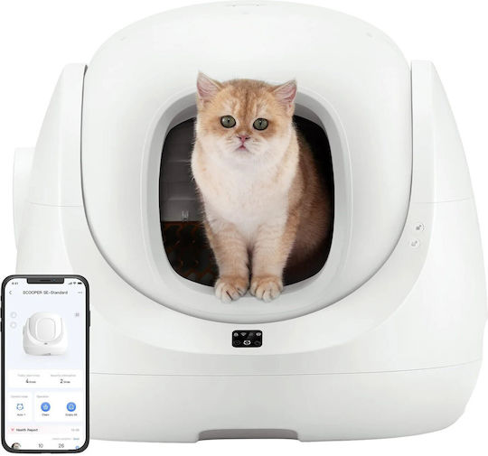 Catlink BayMax Version Katzentoilette Selbstreinigend Weiß L59.9 x B53.3 x H54.5cm