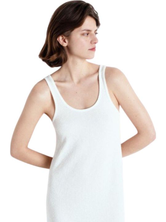 Summer Midi Dress White