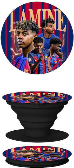 Lamine Yamal Fcb Phone Holders Stand Black Mobile Hand Grip