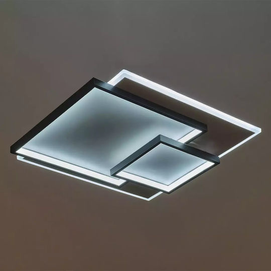 Таванно осветление Черен с Вграден LED