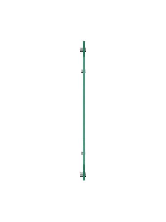 vidaXL Rectangular Glass Back Dark Gray 120x40x0.6cm 42001313