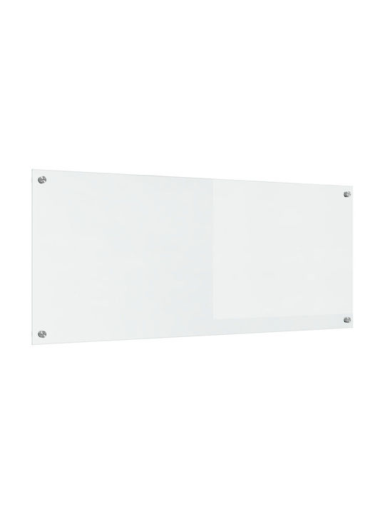 vidaXL Rectangular Kitchen Back made of Glass in Transparent Color 120x50x0.6cm 42001296 1pcs