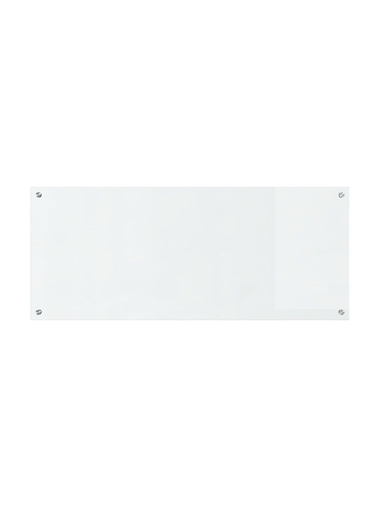 vidaXL Rectangular Kitchen Back made of Glass in Transparent Color 120x50x0.6cm 42001296 1pcs