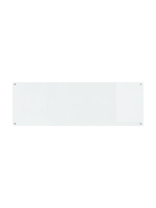 vidaXL Rectangular Kitchen Back made of Glass in Transparent Color 120x40x0.6cm 42001295 1pcs
