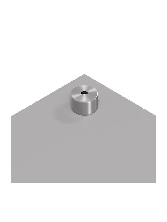 vidaXL Spătar Rectangular din Sticlă Gri Deschis 100x40x0.6cm 42001235