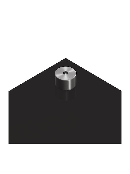 vidaXL Rectangular Glass Back Black 110x50x0.6cm 42001299