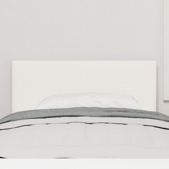 vidaXL Stoff-Kopfstütze für Betten Beige 100x40cm