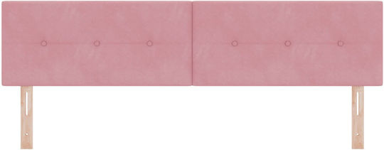 vidaXL Fabric Bed Headboard Pink 90x40cm
