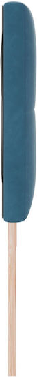 vidaXL Fabric Bed Headboard Dark Blue 90x40cm