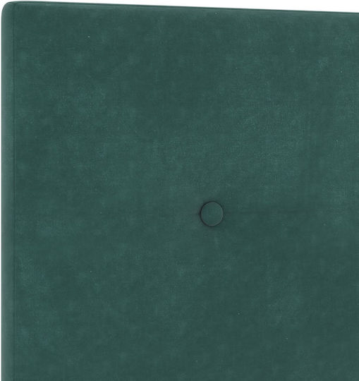 vidaXL Stoff Kopfstütze für Betten Dunkelgrün 80x40cm
