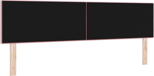 vidaXL Fabric Bed Headboard Pink 90x40cm