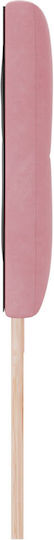 vidaXL Fabric Bed Headboard Pink 90x40cm