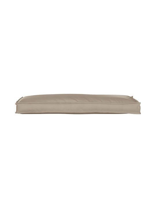 vidaXL Μαξιλάρι Καναπέ Κήπου Taupe 110x40εκ.