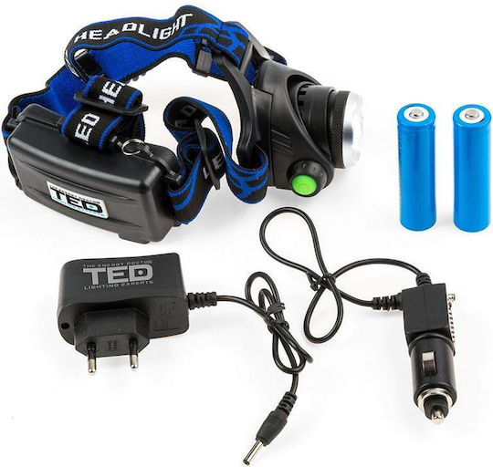 Lanterna frontală Ted Electric Fl19 1w 2 x 3.7v baterii 18650