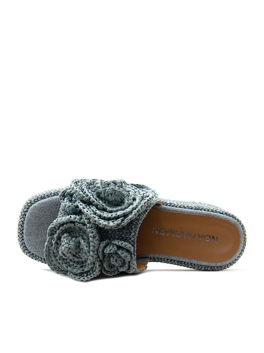 Γυναικεία Σανδάλια Flatforms Γαλάζιο