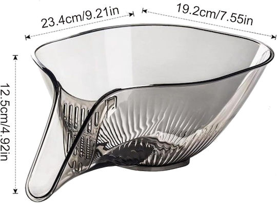 Goshies Drainage Bowl Funnel Strecurătoare pentru legume Plastic 3buc