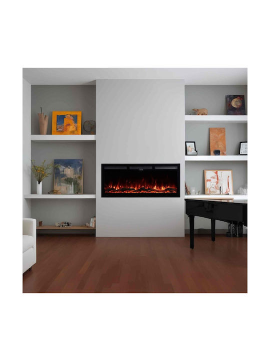 Hitense Wall Mounted Electric Fireplace 1600W 106.7x12.7cm Gray
