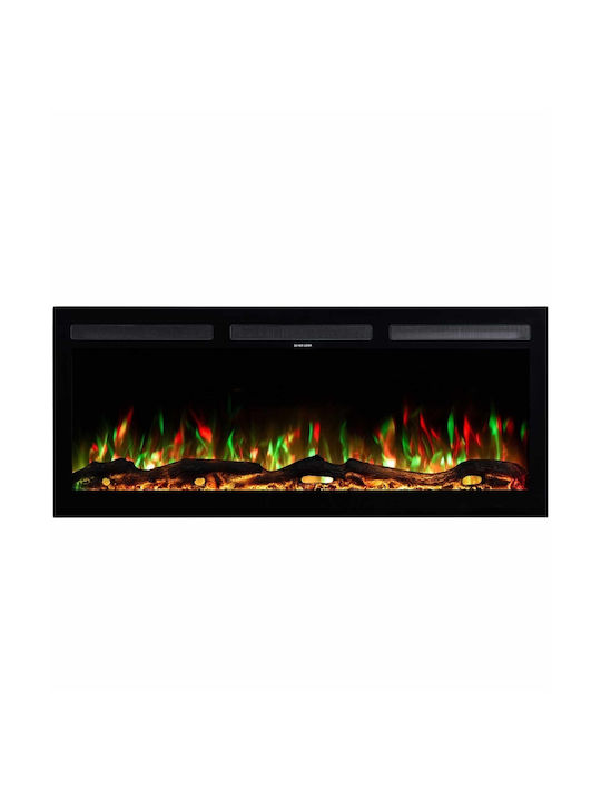 Hitense Wall Mounted Electric Fireplace 1600W 106.7x12.7cm Gray