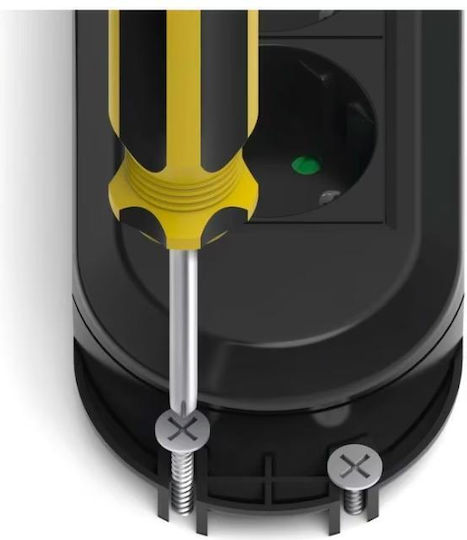 HAMA Power Strip 6 Sockets with Switch and 1.5m Cable