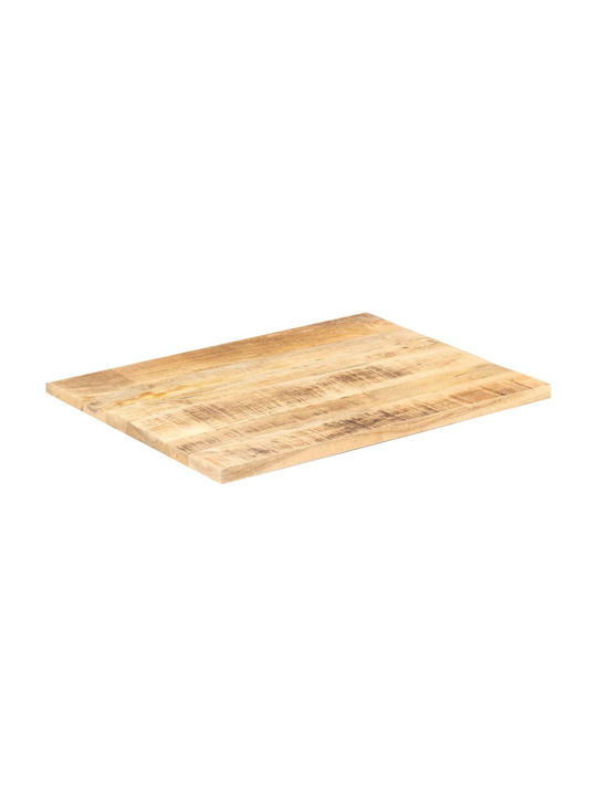 vidaXL Rectangular Table Surface made of Solid Wood 70x60cm 286021 1pcs