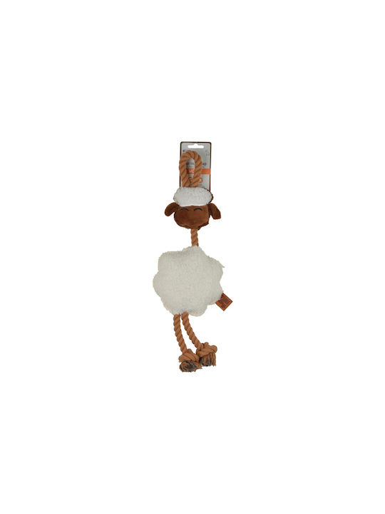 Plüsch Hundespielzeug Schaf Wooly Lovestory Seil Sound Maße 15x6x40cm 6ani1393