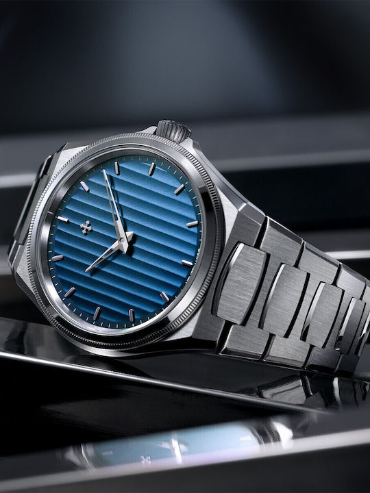 Venezianico Herrenuhr Automatisch mit Silber Metallarmband