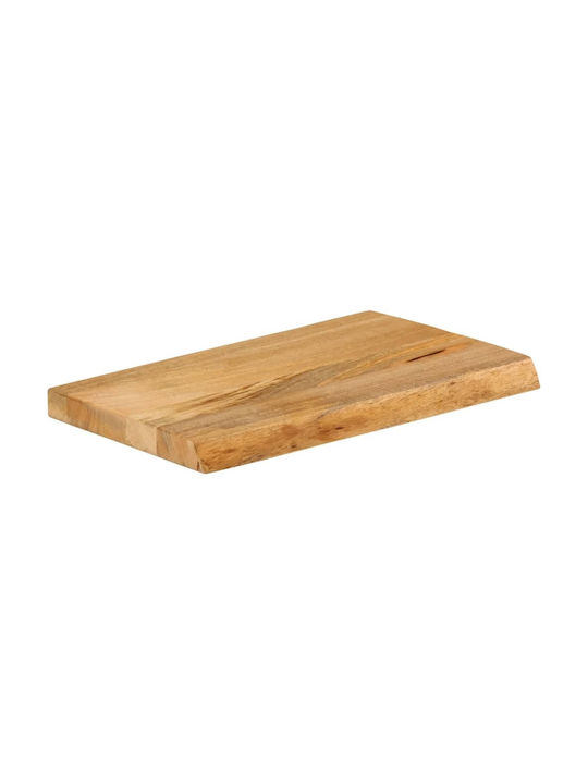 vidaXL Tischoberfläche aus Massivholz in Braun Farbe 40x30x3.8cm 370474 1Stück