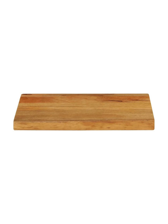 vidaXL Rectangular Table Surface made of Solid Wood Brown 40x30x2.5cm 370522 1pcs