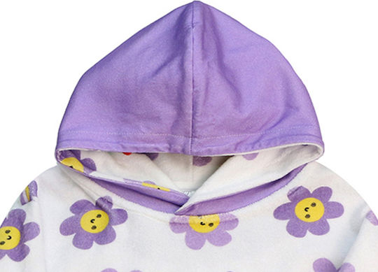 Zoocchini Kinder-Poncho Badeüberwurf UPF50+ Gänseblümchen 12-24 Monate