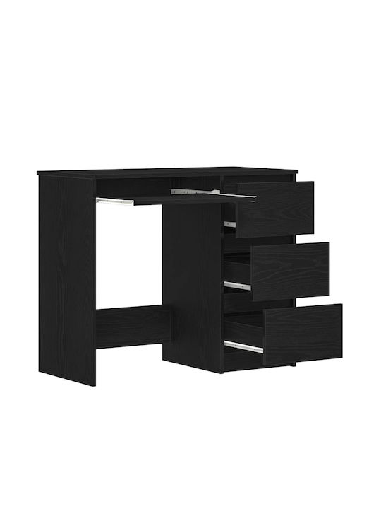 Desk Wooden Black 90x45x76cm