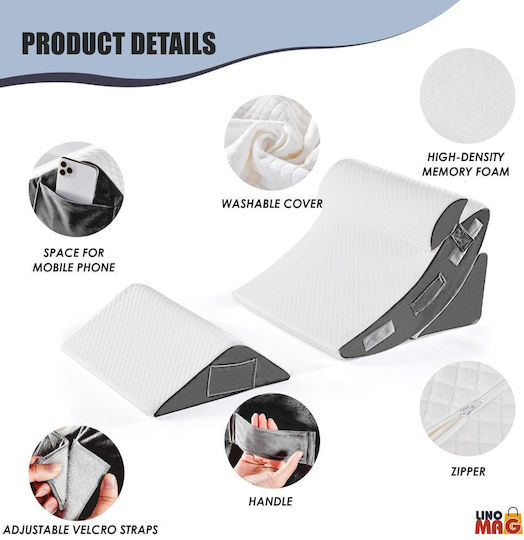 Linomag Pernă cu Memory Foam în culoare Alb
