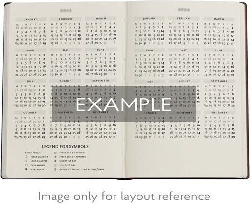 Academic Diary Paperblanks 2025-2026 Week 2 Pages Mini Horizontal 9.5x14cm Michelangelo Handwriting Ded07051