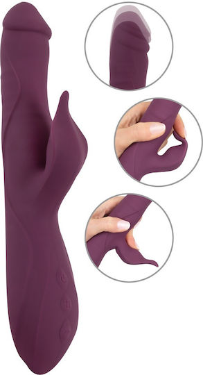 Javida Vibrator Kaninchen mit Fernbedienung 26.3cm Lila