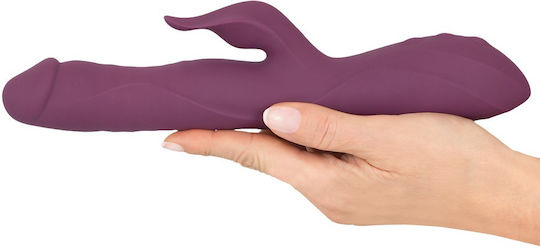 Javida Vibrator Kaninchen mit Fernbedienung 26.3cm Lila