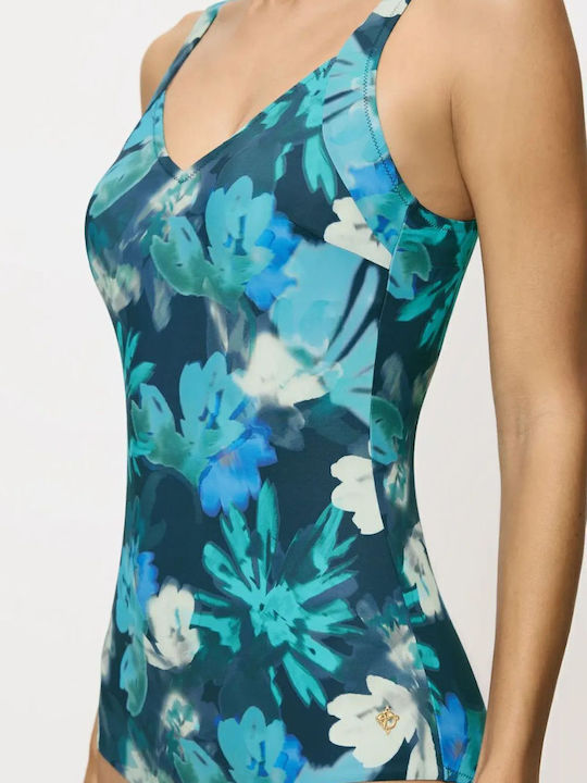 Summer Fleur Op Ολόσωμο Μαγιό Floral Πολύχρωμα