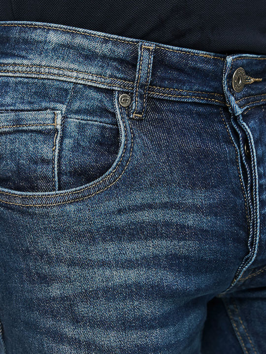 Herren Jeanshose Elastisch Slim Fit