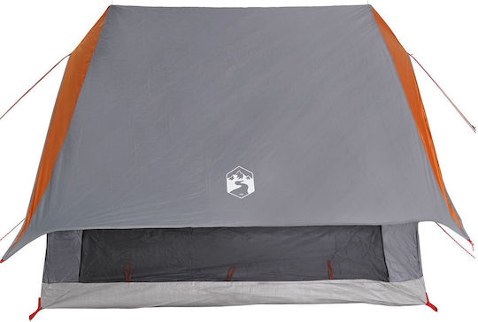 vidaXL Summer Camping Tent Grey for 3 People 315x286x184cm